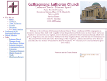 Tablet Screenshot of gethsemane-lcms.org
